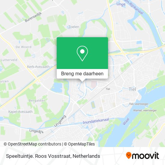 Speeltuintje. Roos Vosstraat kaart