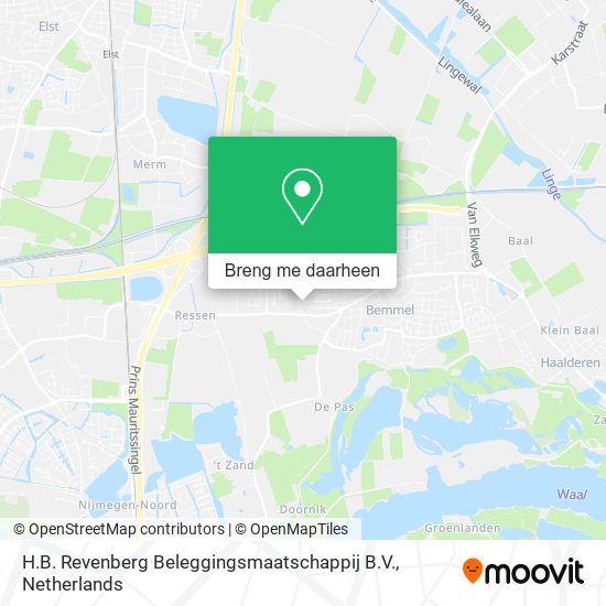 H.B. Revenberg Beleggingsmaatschappij B.V. kaart