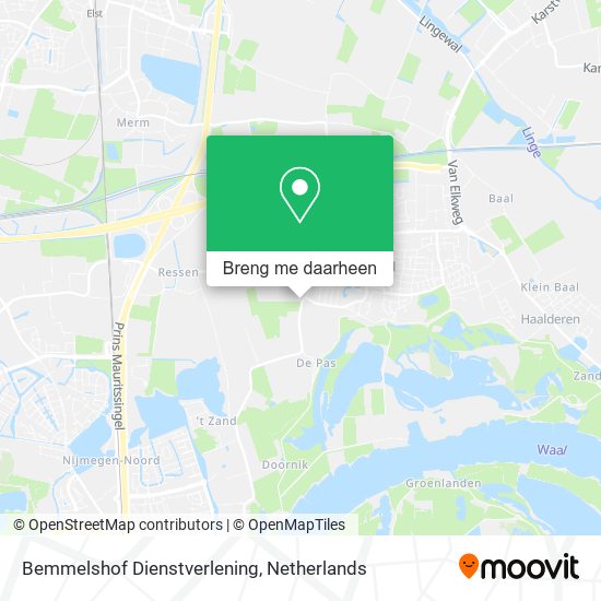 Bemmelshof Dienstverlening kaart