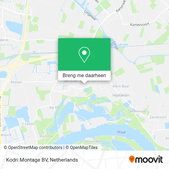 Kodri Montage BV kaart