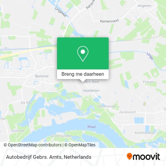 Autobedrijf Gebrs. Arnts kaart