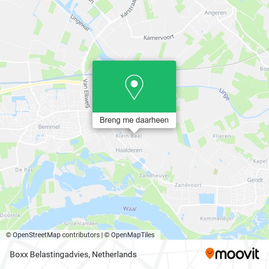 Boxx Belastingadvies kaart