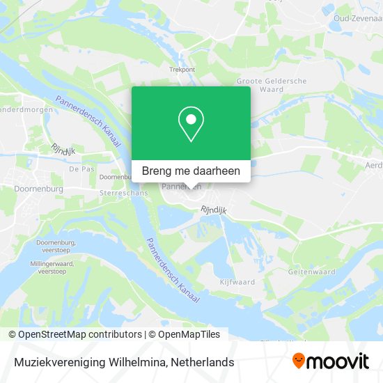 Muziekvereniging Wilhelmina kaart
