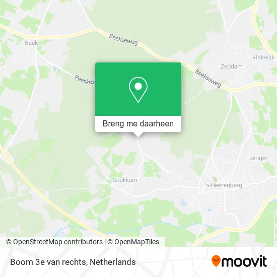 Boom 3e van rechts kaart