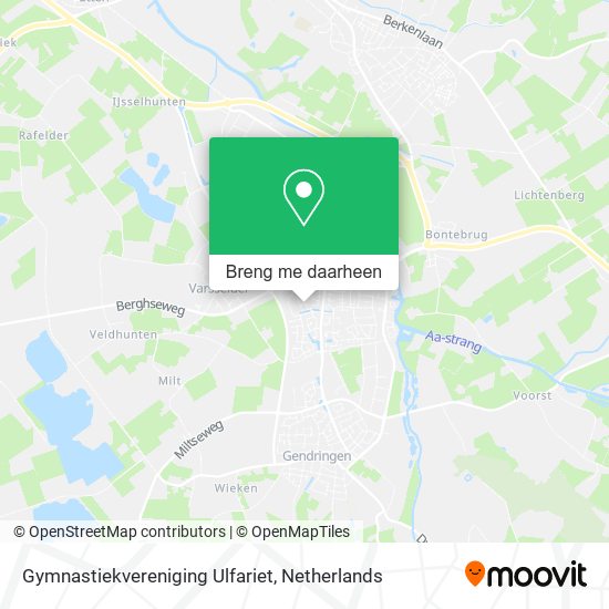 Gymnastiekvereniging Ulfariet kaart