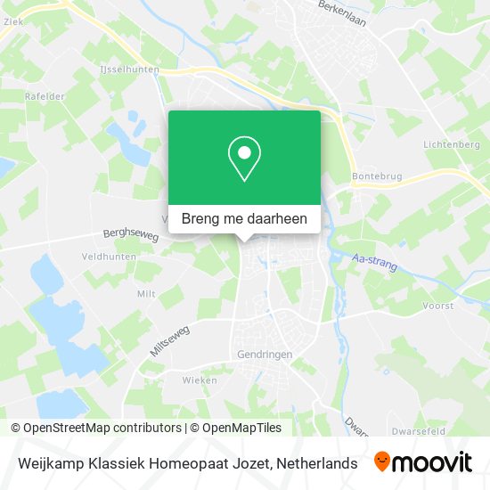 Weijkamp Klassiek Homeopaat Jozet kaart