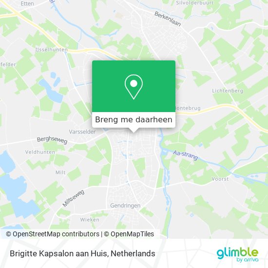 Brigitte Kapsalon aan Huis kaart