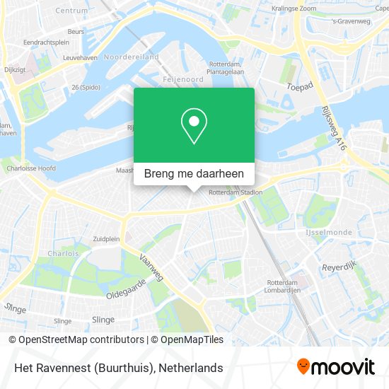 Het Ravennest (Buurthuis) kaart