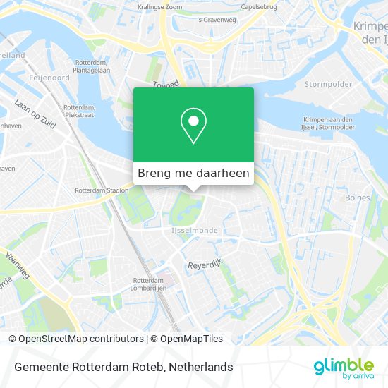 Gemeente Rotterdam Roteb kaart