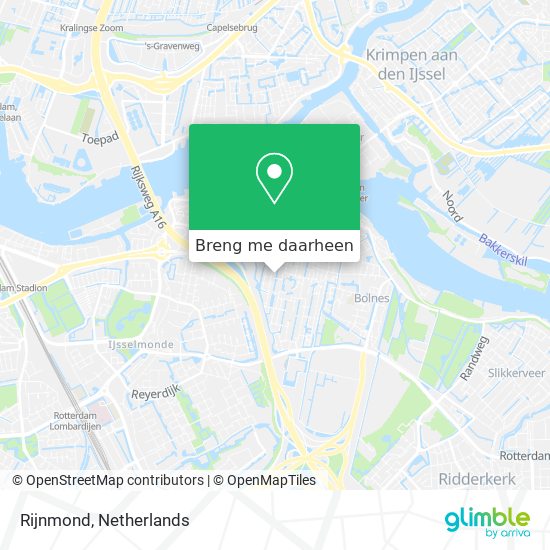 Rijnmond kaart