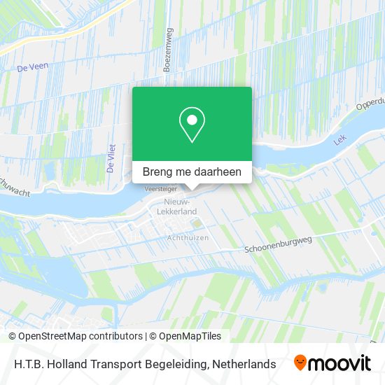 H.T.B. Holland Transport Begeleiding kaart