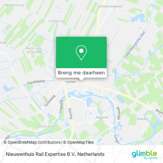 Nieuwenhuis Rail Expertise B.V. kaart