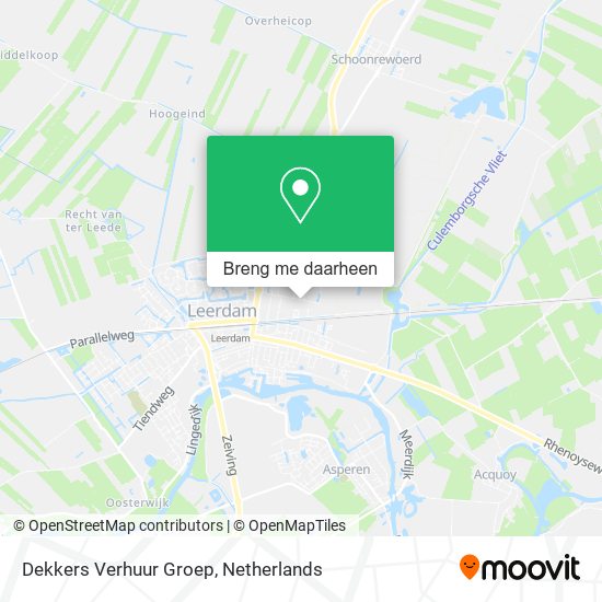 Dekkers Verhuur Groep kaart