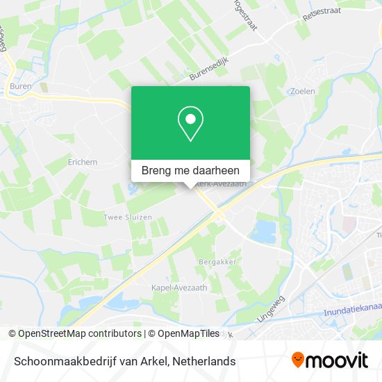 Schoonmaakbedrijf van Arkel kaart