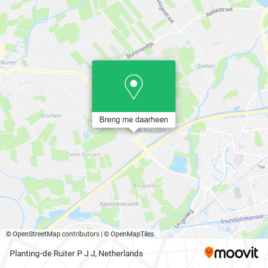 Planting-de Ruiter P J J kaart