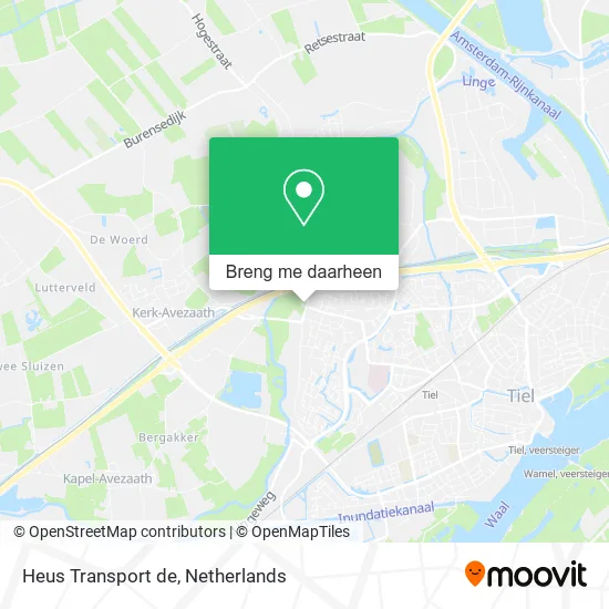 Heus Transport de kaart