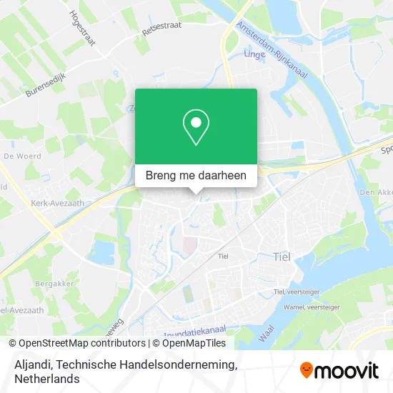 Aljandi, Technische Handelsonderneming kaart