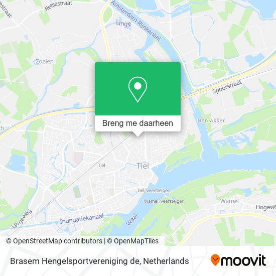 Brasem Hengelsportvereniging de kaart