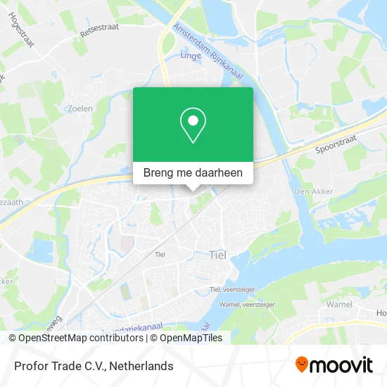 Profor Trade C.V. kaart