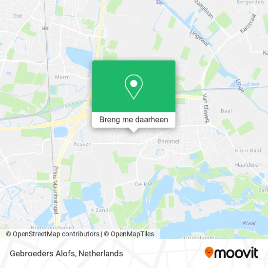 Gebroeders Alofs kaart