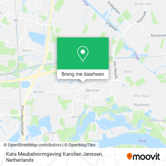 Kata Meubelvormgeving Karolien Janssen kaart