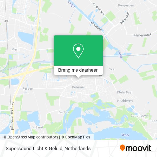 Supersound Licht & Geluid kaart