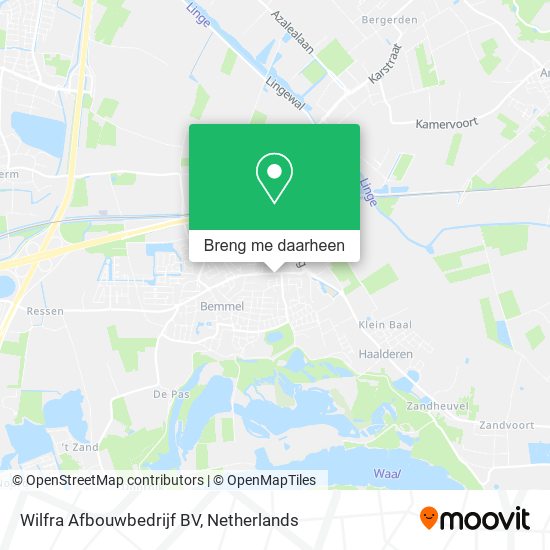 Wilfra Afbouwbedrijf BV kaart