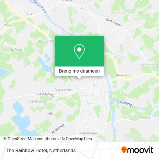 The Rainbow Hotel kaart