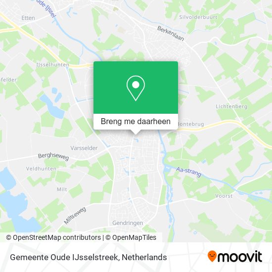 Gemeente Oude IJsselstreek kaart