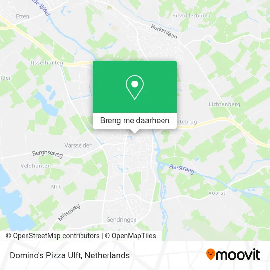 Domino's Pizza Ulft kaart