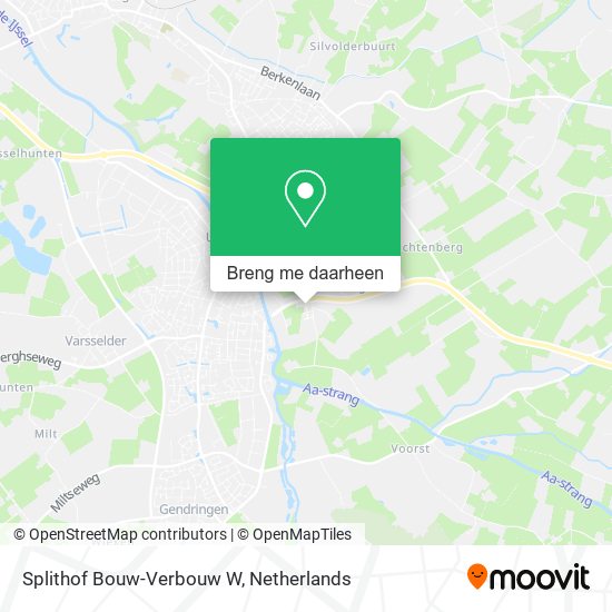 Splithof Bouw-Verbouw W kaart