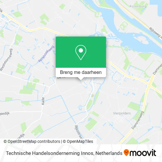 Technische Handelsonderneming Innos kaart