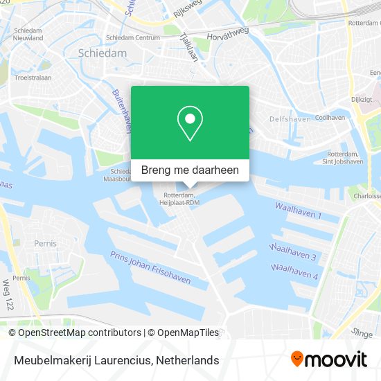 Meubelmakerij Laurencius kaart