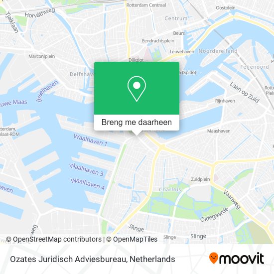 Ozates Juridisch Adviesbureau kaart