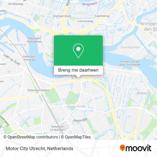 Motor City Utrecht kaart