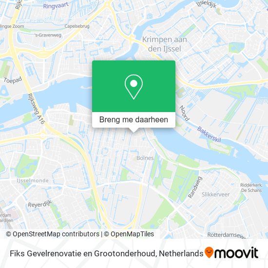 Fiks Gevelrenovatie en Grootonderhoud kaart