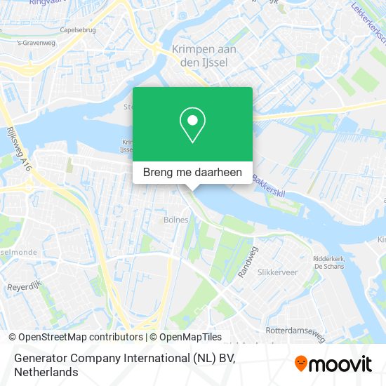 Generator Company International (NL) BV kaart