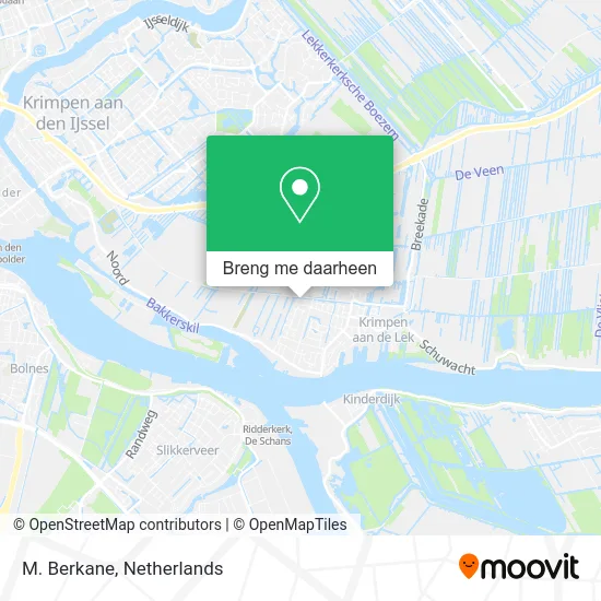 M. Berkane kaart