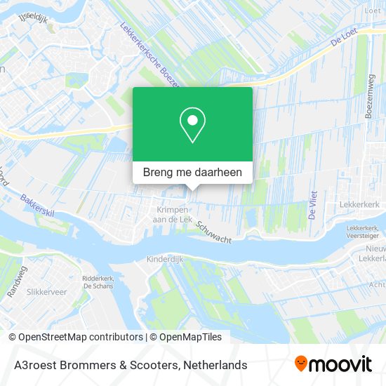 A3roest Brommers & Scooters kaart