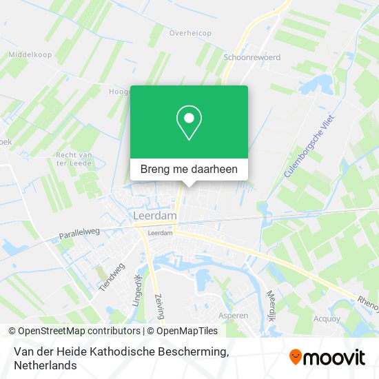 Van der Heide Kathodische Bescherming kaart