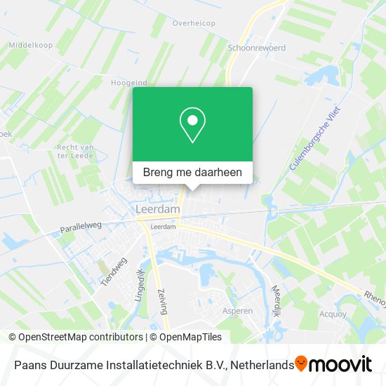 Paans Duurzame Installatietechniek B.V. kaart