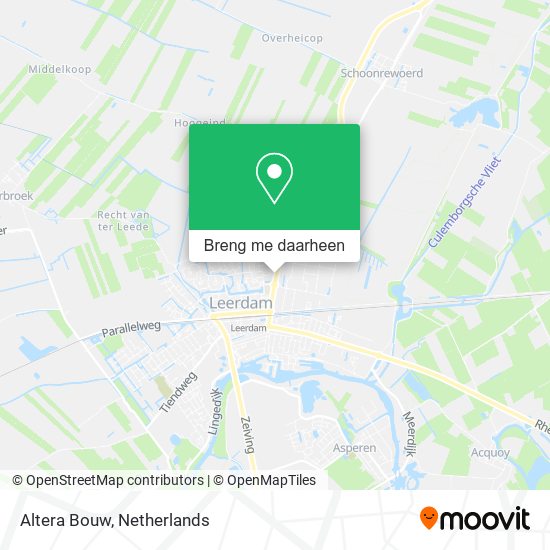 Altera Bouw kaart