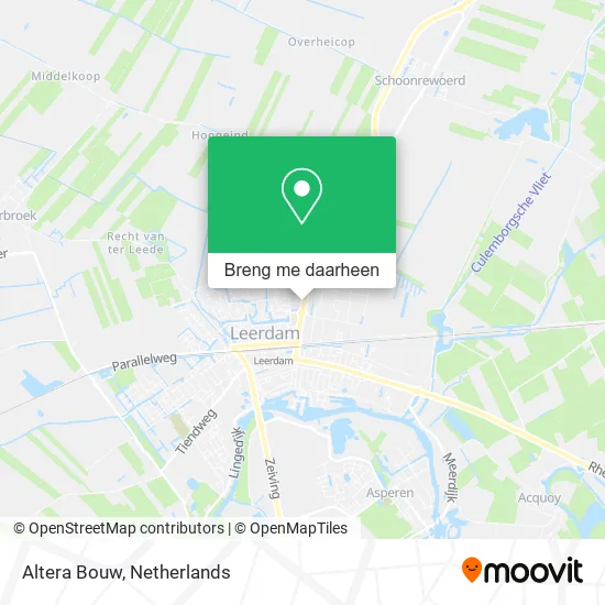 Altera Bouw kaart