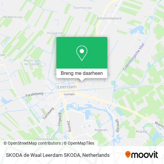 SKODA de Waal Leerdam SKODA kaart