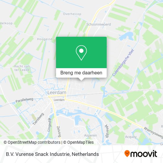 B.V. Vurense Snack Industrie kaart