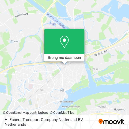 H. Essers Transport Company Nederland BV kaart