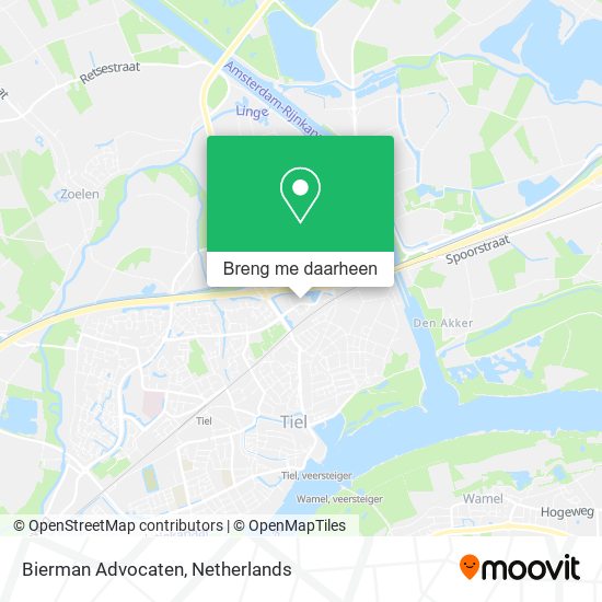 Bierman Advocaten kaart
