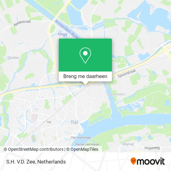 S.H. V.D. Zee kaart