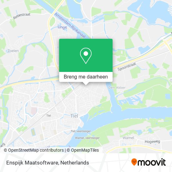 Enspijk Maatsoftware kaart