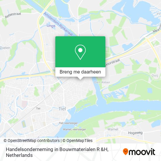 Handelsonderneming in Bouwmaterialen R &H kaart